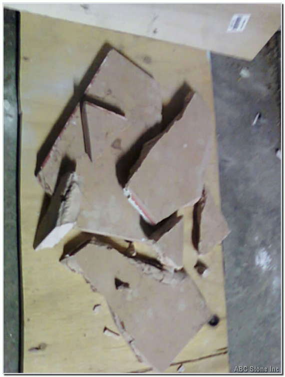 Cracked Marble Slab