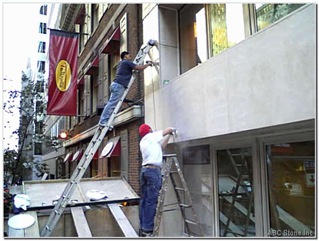 Marble Store Front Restoration