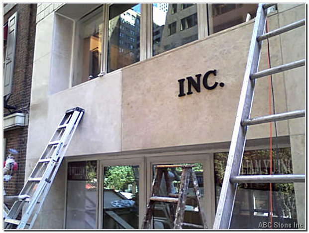 Restoring Marble Storefront Panels