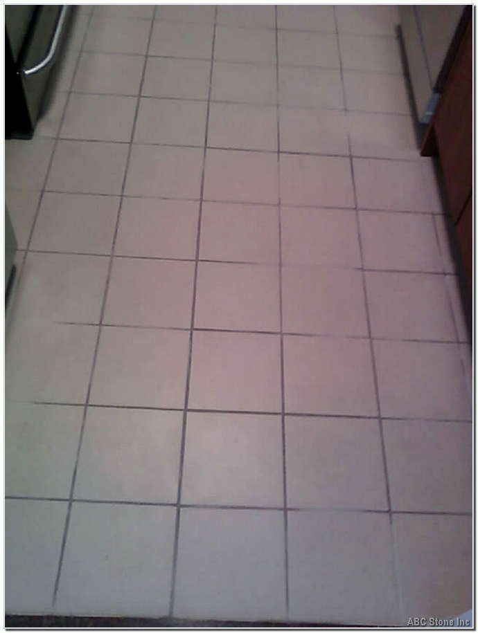 Ceramic Tile Floor Re Grouting Image