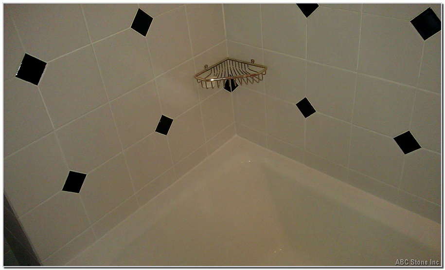 shower walls re grouting and re caulking