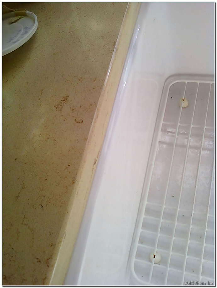corian chipped repair aft Corian Edge After Chip Repair