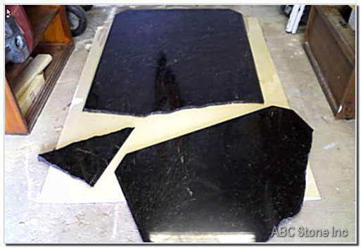 Dining tabletop in need of restoration