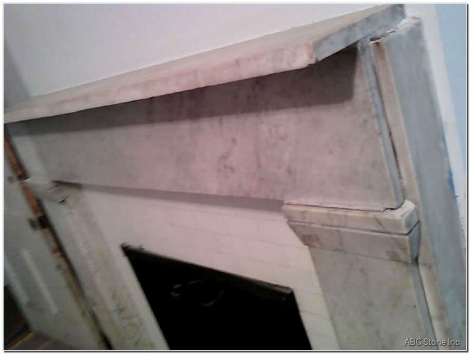 Dirty fireplace before cleaning