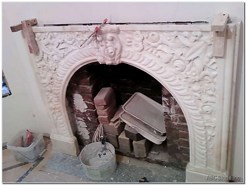 Installation of a cozy fireplace in a living room