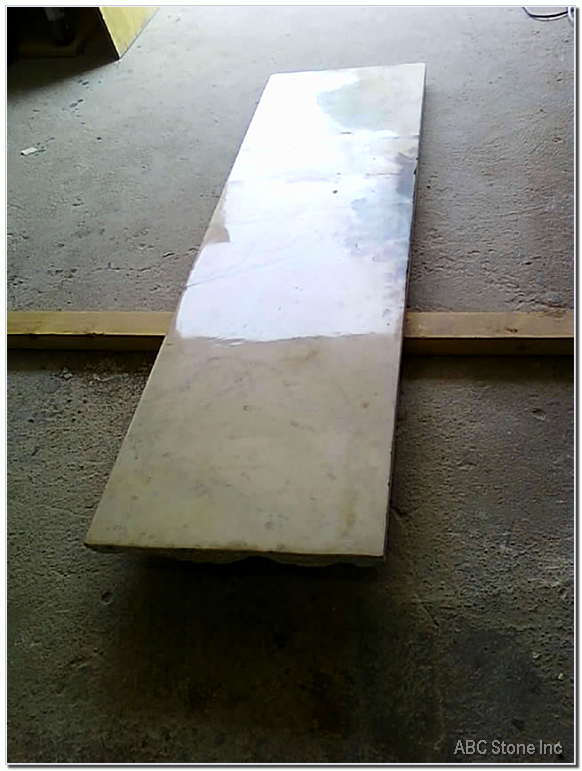 fireplace slab repair completed