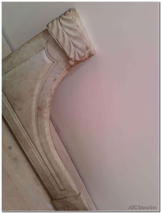 Before cleaning a fireplace