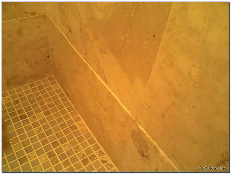 shower wall tiles restoration project   before and after photos