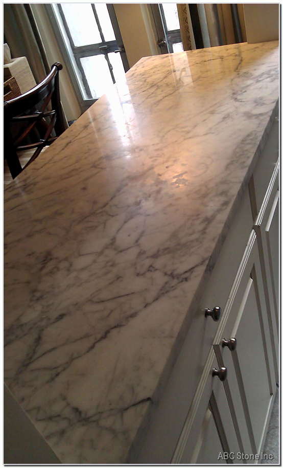 Stained Kitchen Countertop