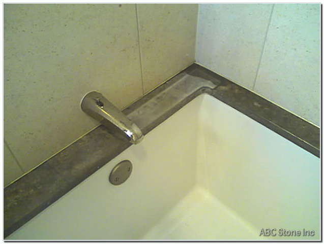 Marble Tub Top in Need of Restoration