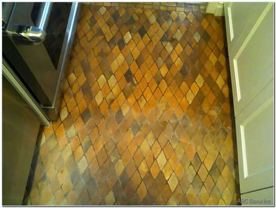 Image of a marble surface being restored and enhanced with a sealer