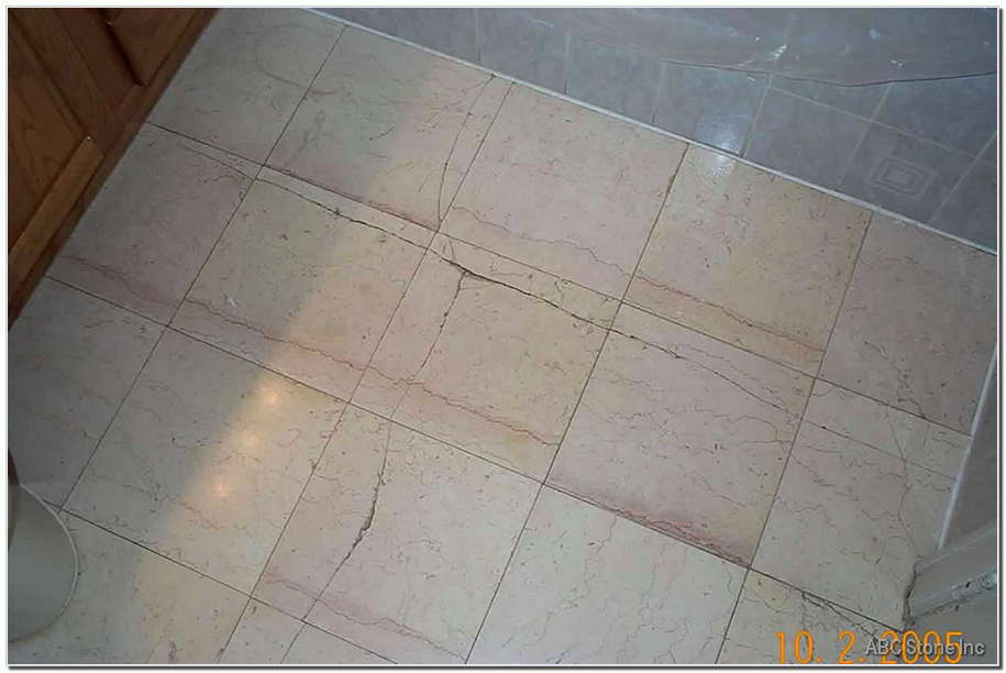 Marble Floor Crack Restoration