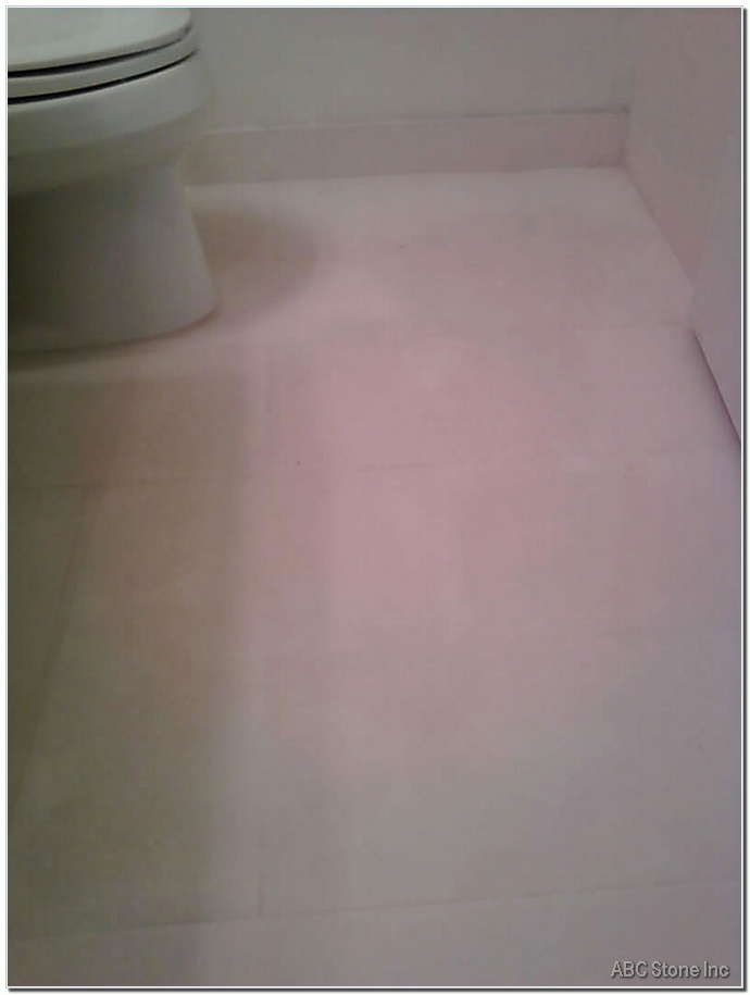 Finished Cleaning Process on the Marble Floor