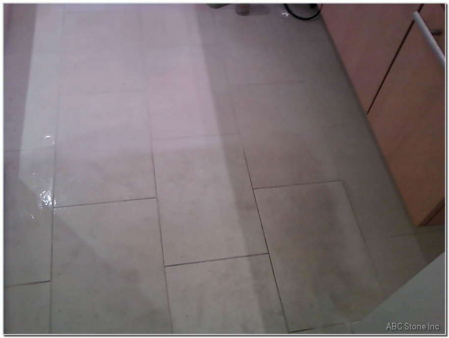 Marble floor cleaning demonstration parts viewed