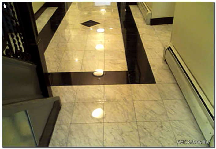 Restoring Marble Flooring in a Lobby