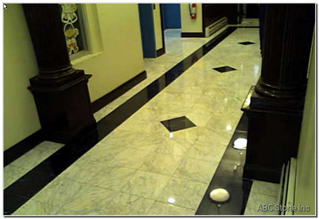 Marble Lobby Floor Restoration