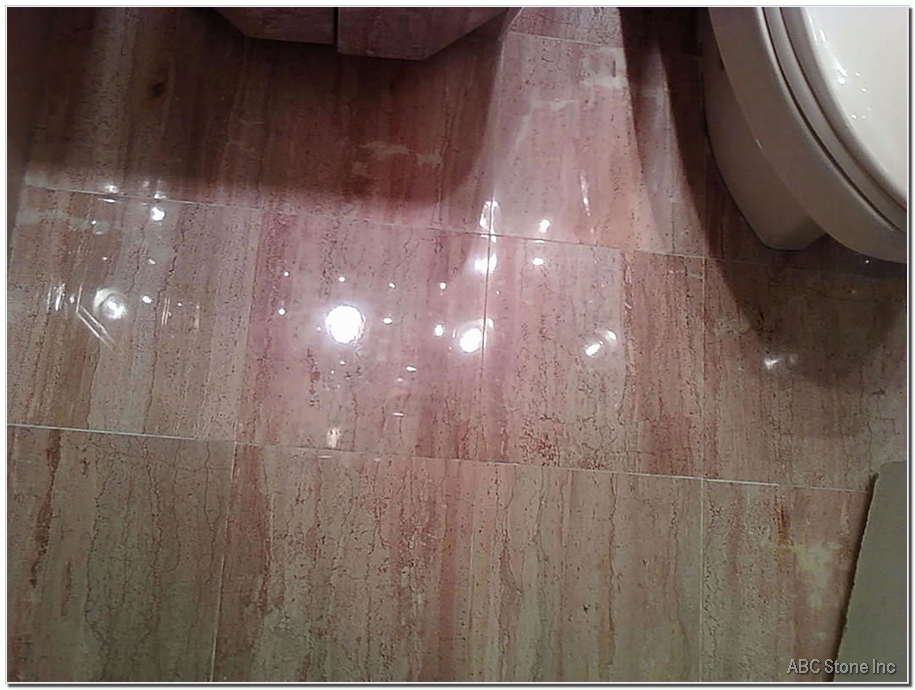 Polished Bathroom Floor