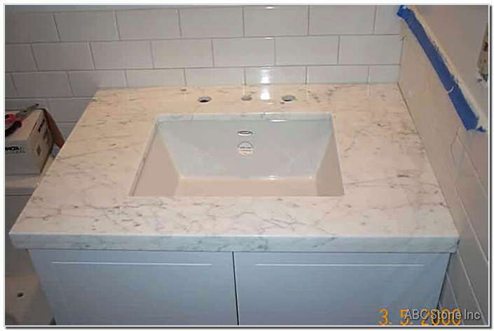Marble sinktop for elegant bathroom vanity