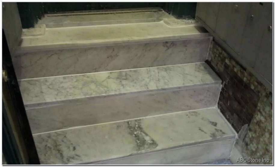 Image showing a replacement marble step