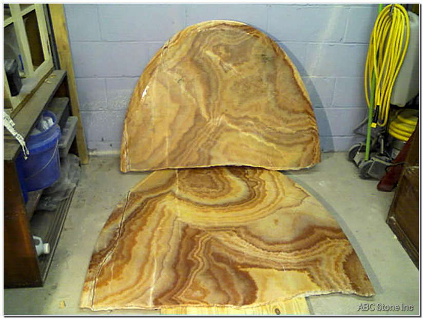 Restoring a Broken Onyx Table