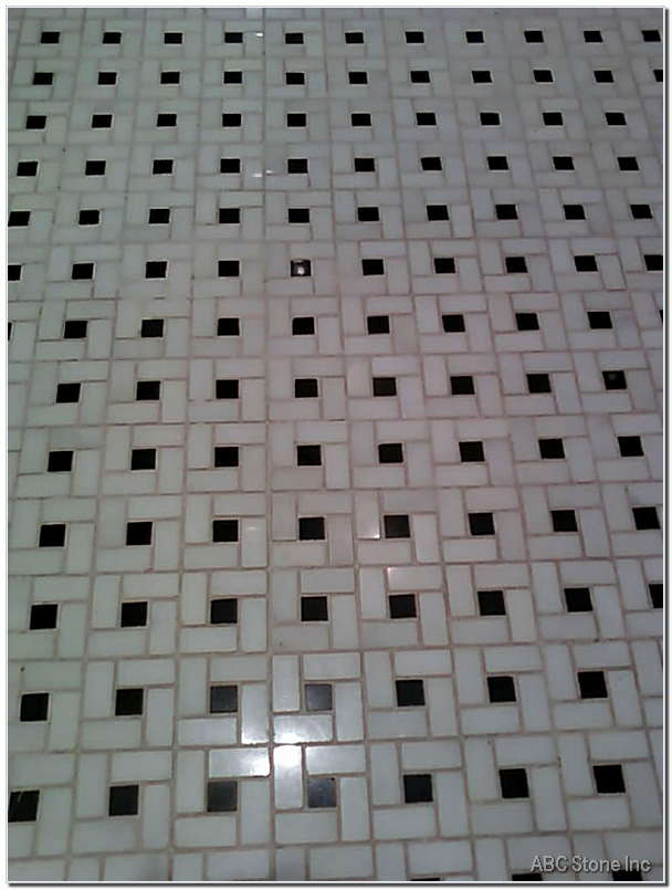 Mosaic Marble Floor Cleaning