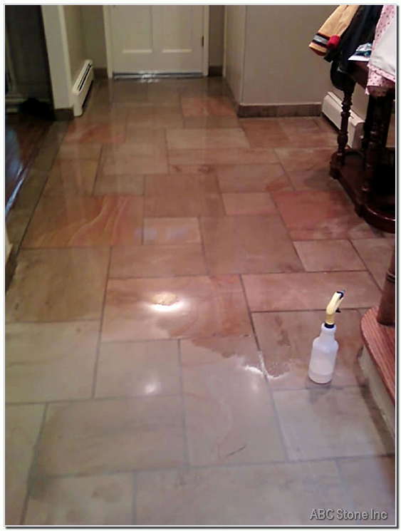 sandstone sealer application or stain protection for sandstone