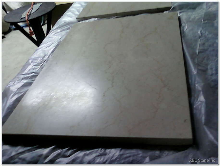 Square dull metal pieces before polishing