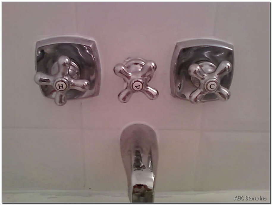 Re caulking bathroom faucet to prevent leaks