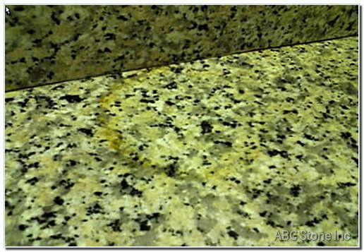 rust stain granite image