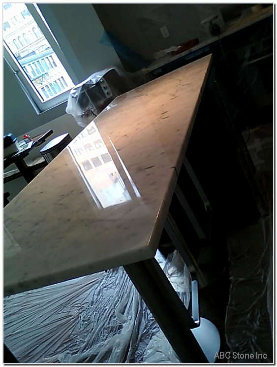 Repairing a stained wood tabletop