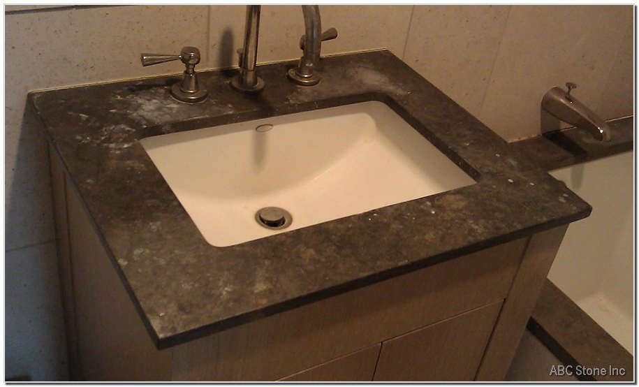 Image of a stained vanity table