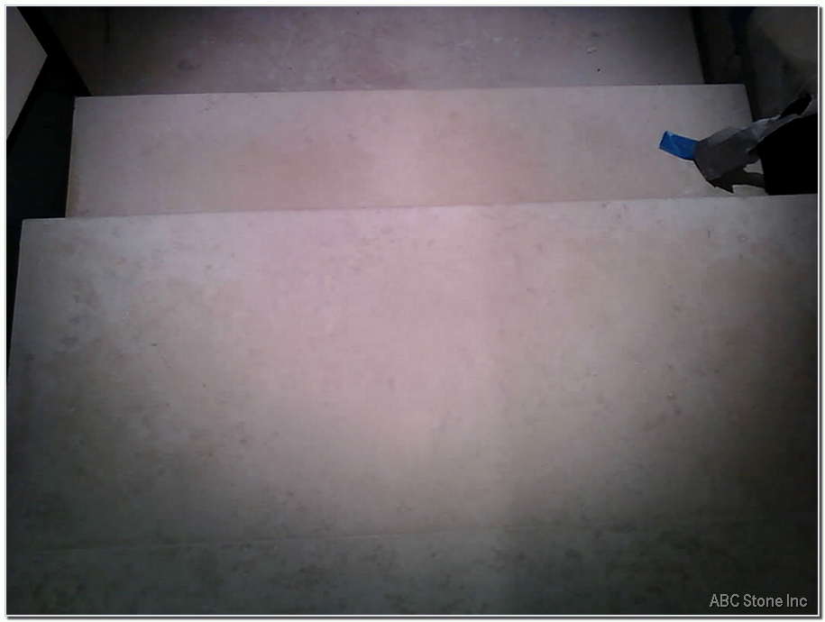 Clean and Polished Marble Steps