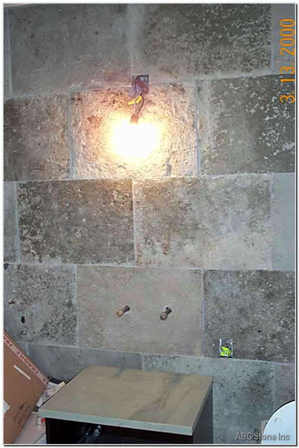 concrete tiles bathroom remodel design